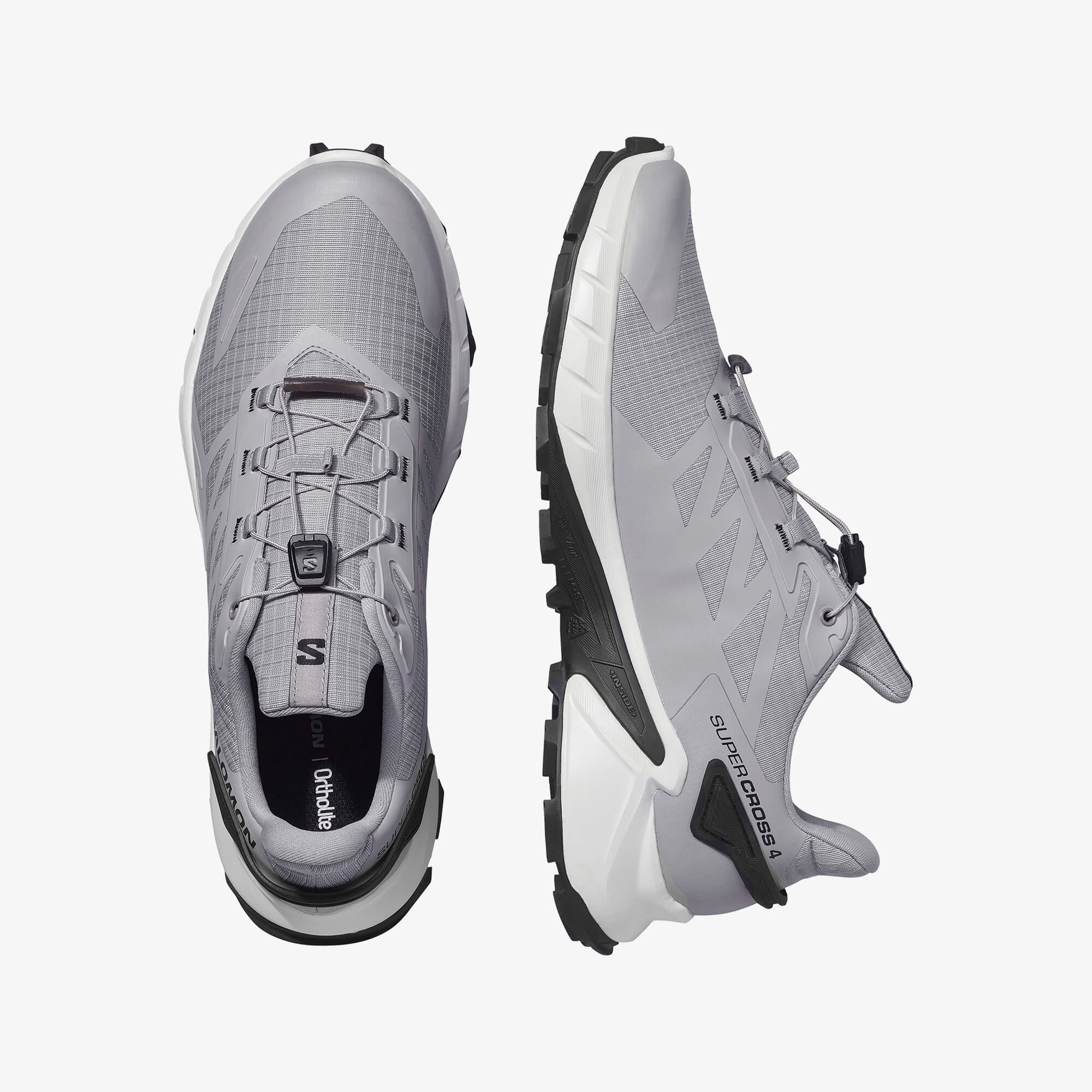 Salomon SUPERCROSS 4 Erkek Koşu Ayakkabısı Alloy L45447500 - Alloy - L45447500 - image 2