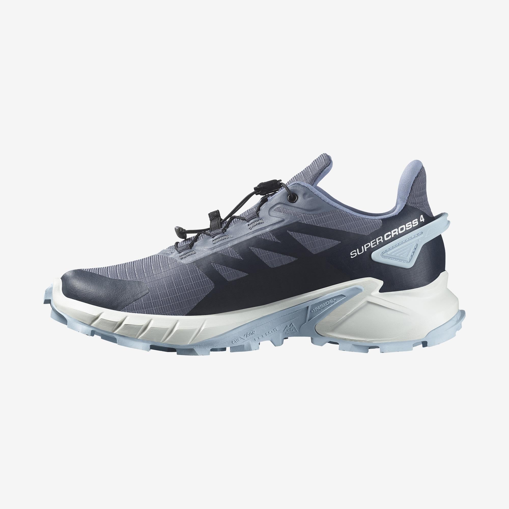Salomon Supercross 4 Kadın Koşu Ayakkabısı - Mavi - Mavi - L47461700 - image 3