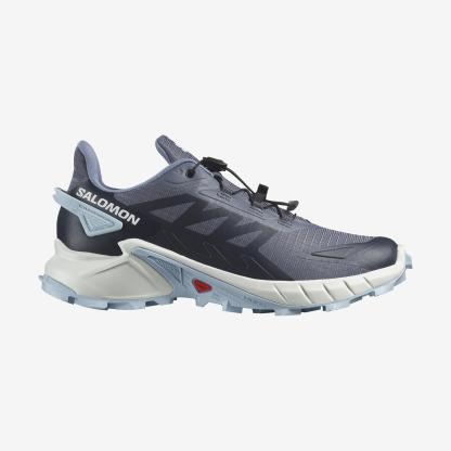 Salomon Supercross 4 Kadın Koşu Ayakkabısı - Mavi - Mavi - L47461700 - image 1
