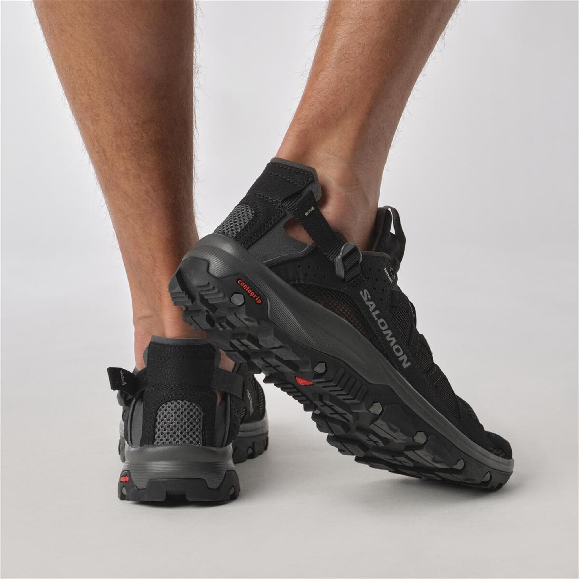 Salomon Techamphibian 5 Erkek Su Ayakkabısı - Siyah - Siyah - L47115100 - image 6