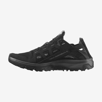 Salomon Techamphibian 5 Erkek Su Ayakkabısı - Siyah - Siyah - L47115100 - image 3
