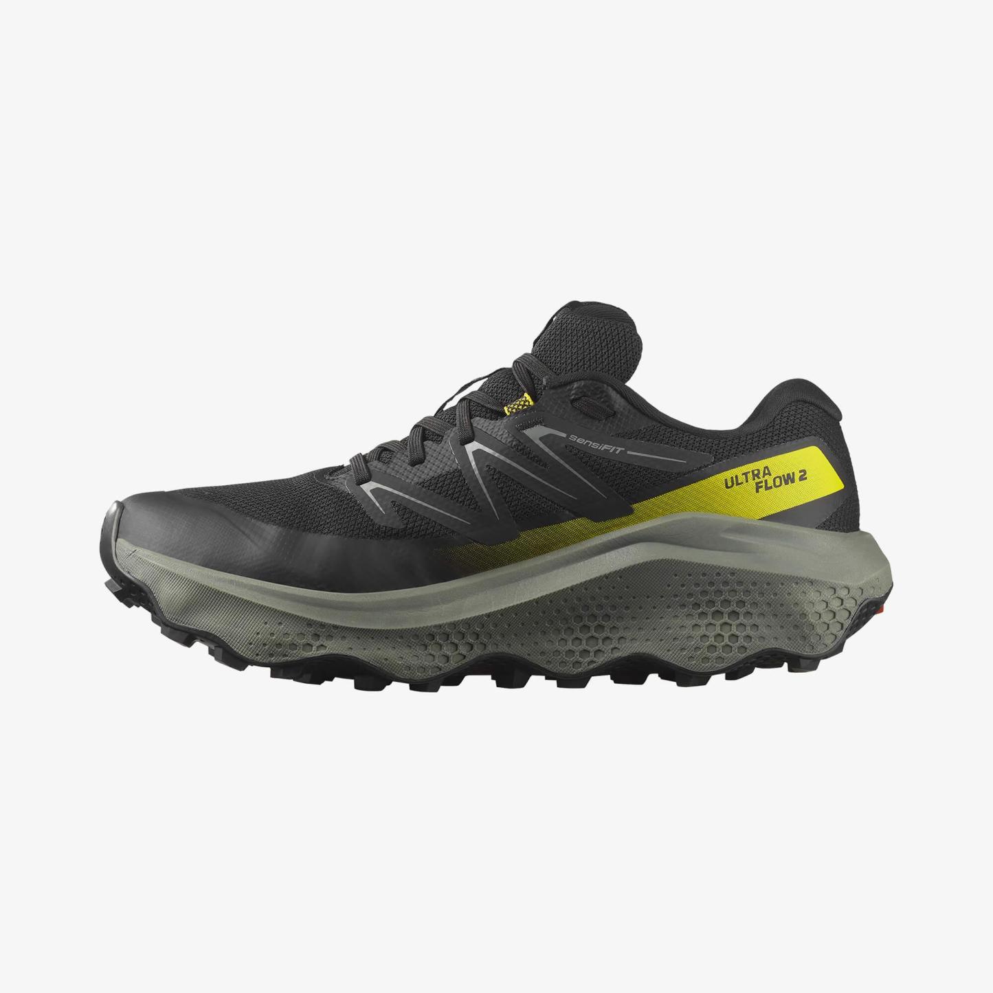 Salomon ULTRA FLOW 2 GORE-TEX Erkek Koşu Ayakkabısı Black L49299300 - Black [L47883200] - L47883200 - image 3