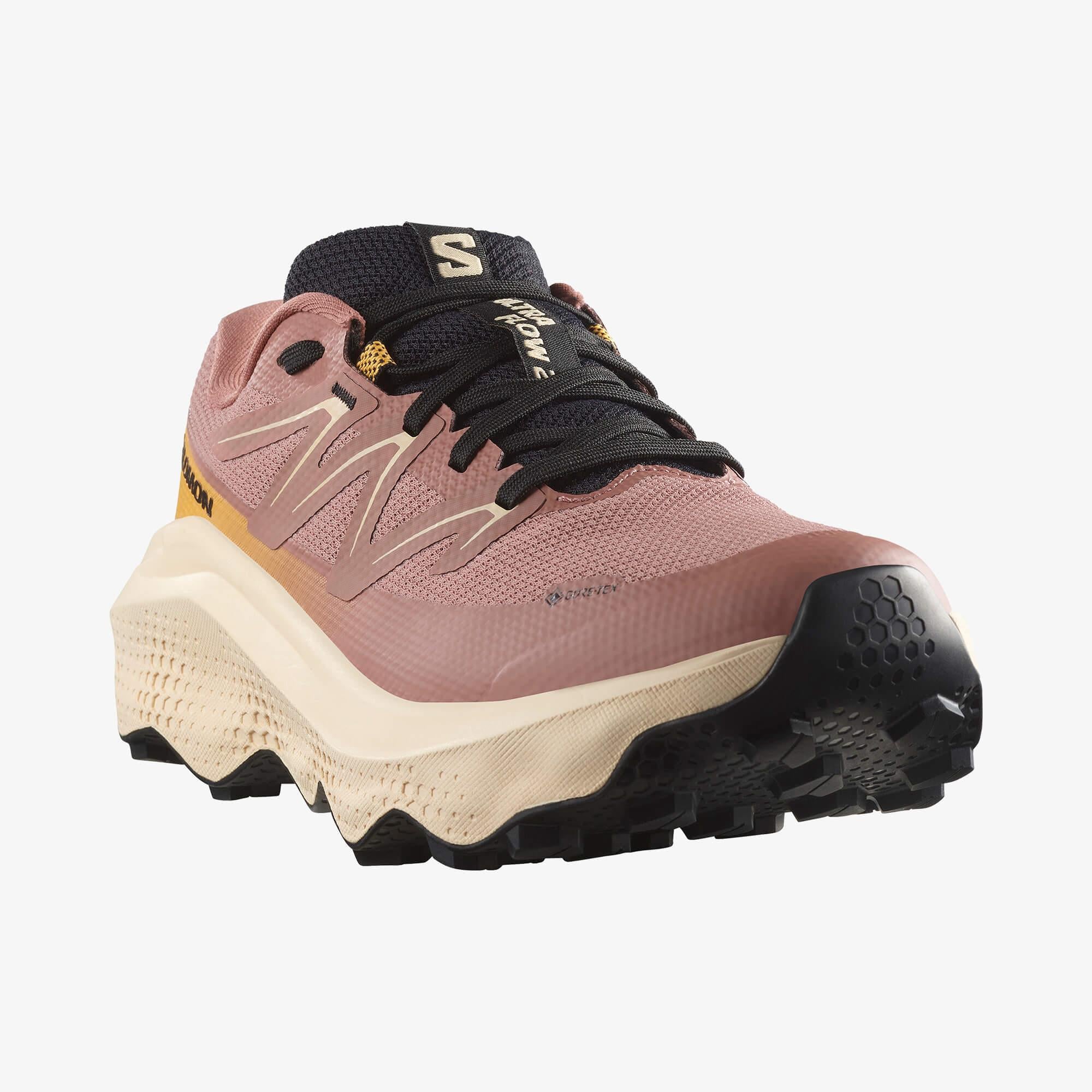 Salomon ULTRA FLOW 2 GTX Kadın Koşu Ayakkabısı Black L47884400 - ULTRA FLOW 2 GTX Kadın Koşu Ayakkabısı Burlwood - L47884500 - image 4