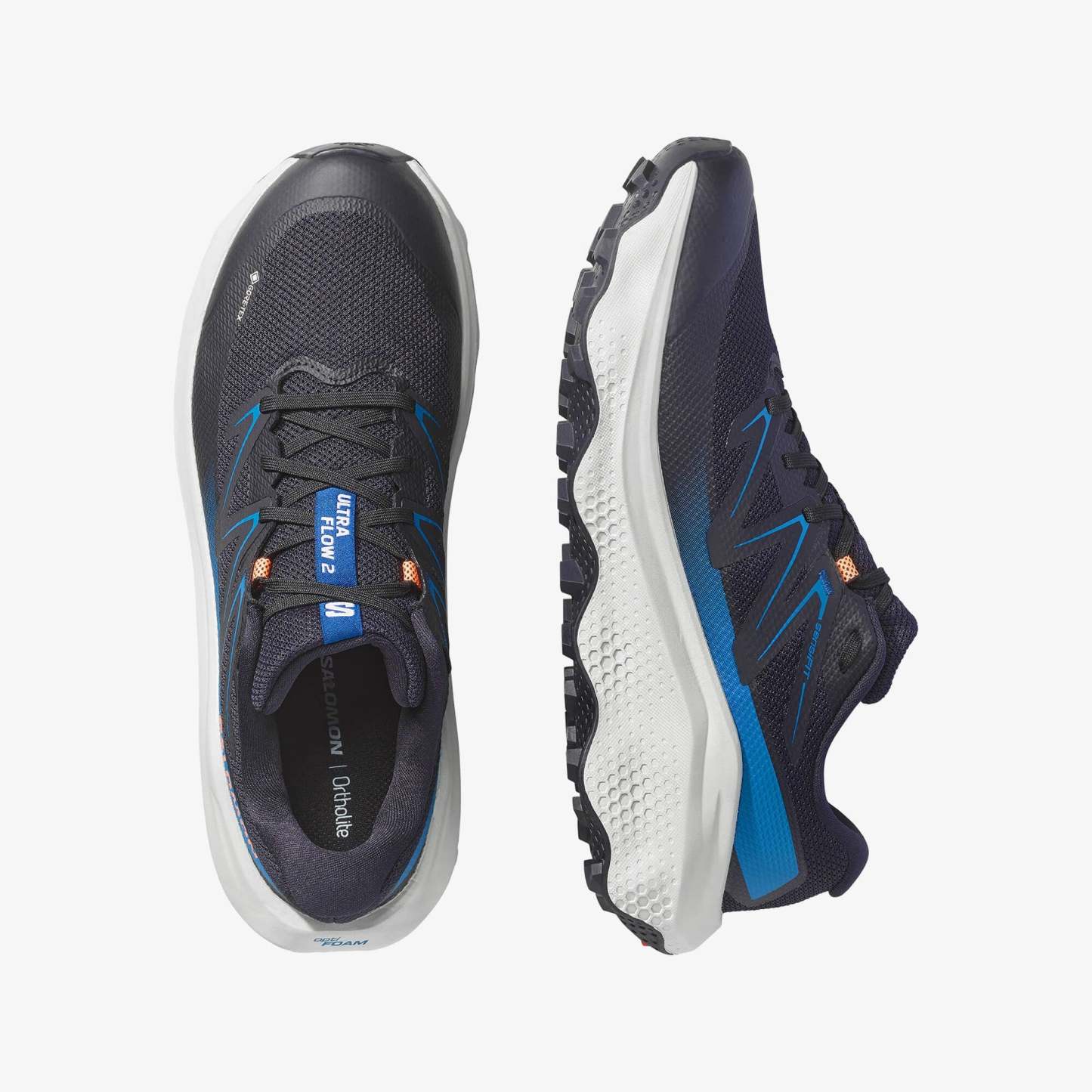 Salomon ULTRA FLOW 2 GORE-TEX Erkek Koşu Ayakkabısı Dark Blue L47981500 - Black [L49299300] - L49299300 - image 2