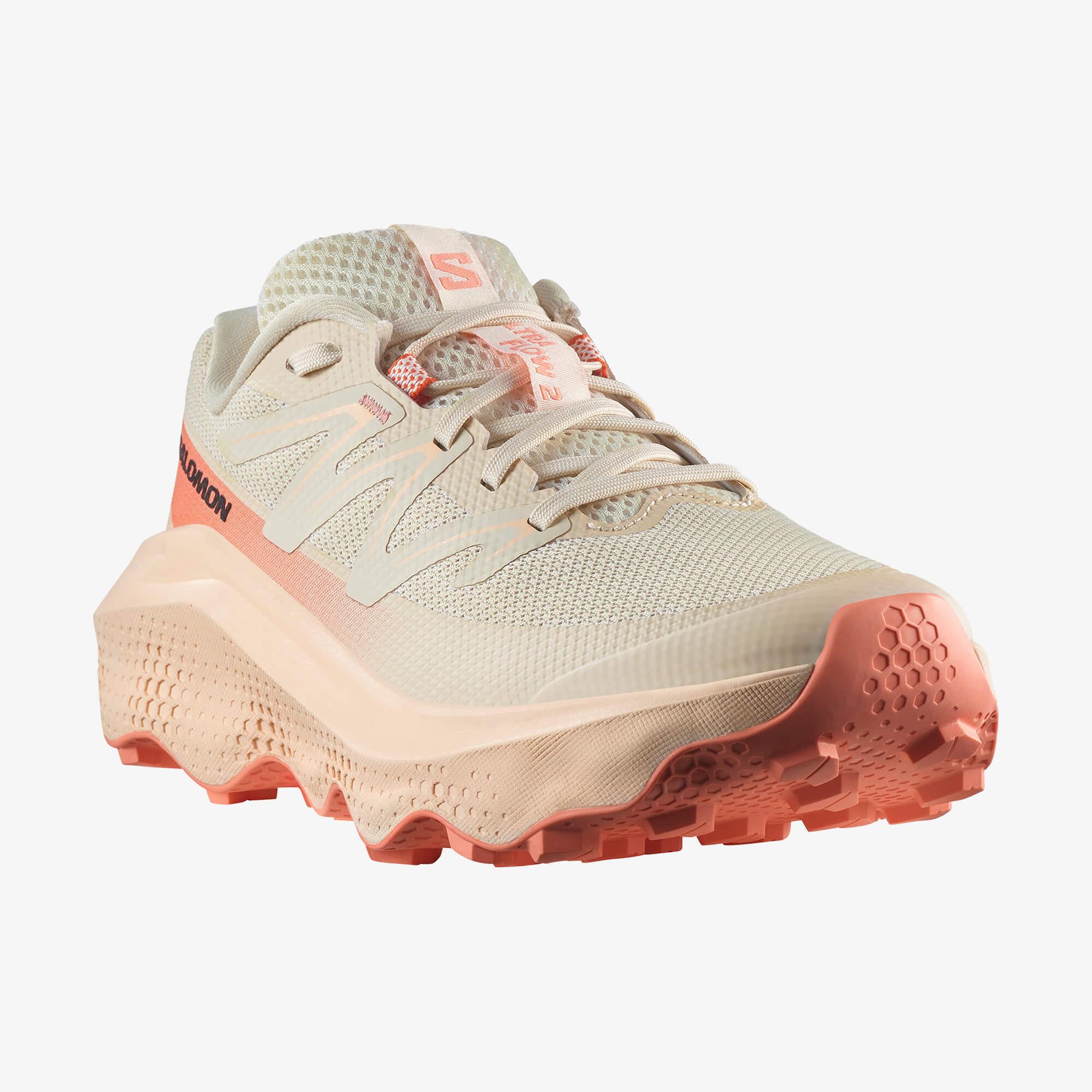 Salomon ULTRA FLOW 2 Kadın Koşu Ayakkabısı Dawn Pink L49228300 - Almond Milk - L47883100 - image 4
