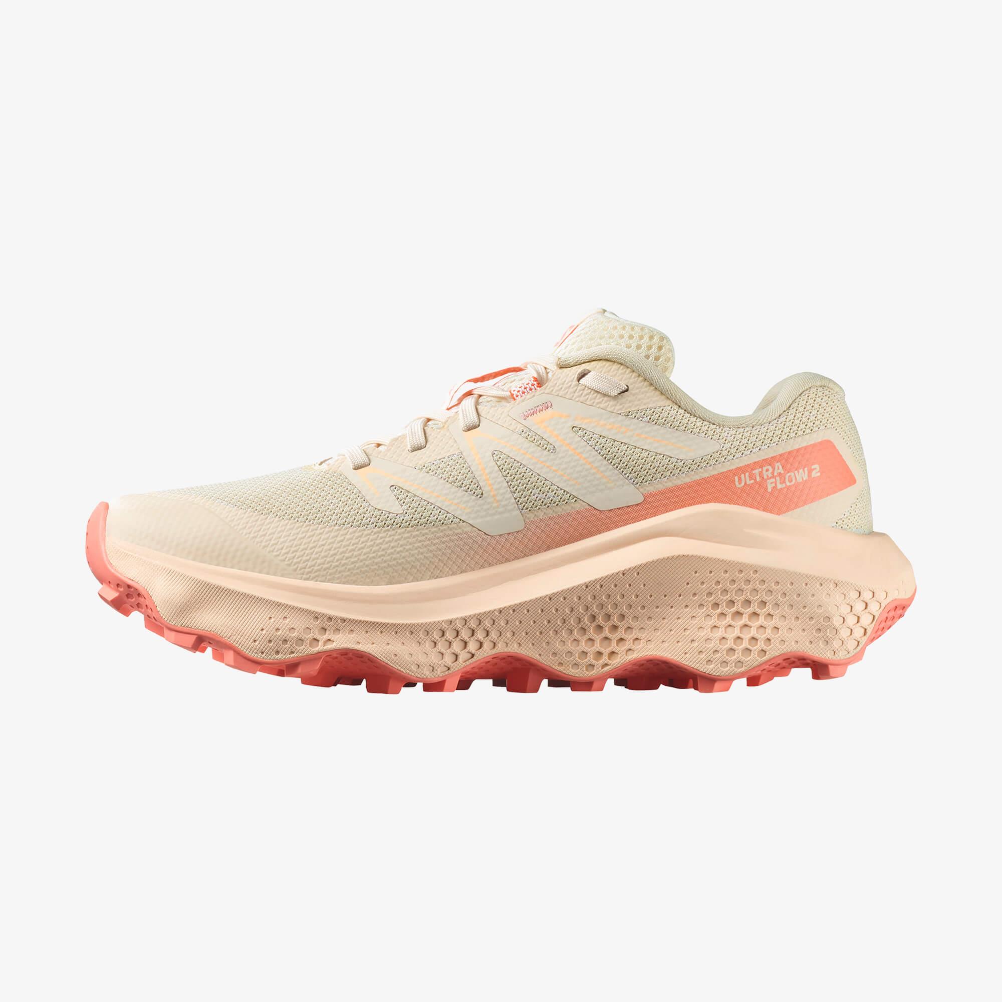 Salomon ULTRA FLOW 2 Kadın Koşu Ayakkabısı Dawn Pink L49228300 - Almond Milk - L47883100 - image 3
