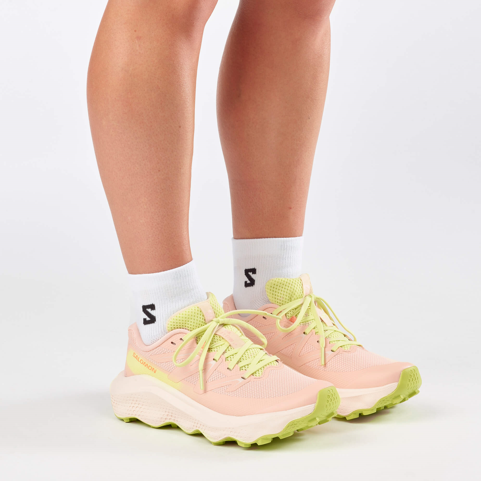 Salomon ULTRA FLOW 2 Kadın Koşu Ayakkabısı Dawn Pink L49228300 - Almond Cream - L47997300 - image 4