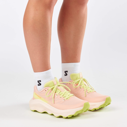 Salomon ULTRA FLOW 2 Kadın Koşu Ayakkabısı Dawn Pink L49228300 - Almond Cream - L47997300 - image 4