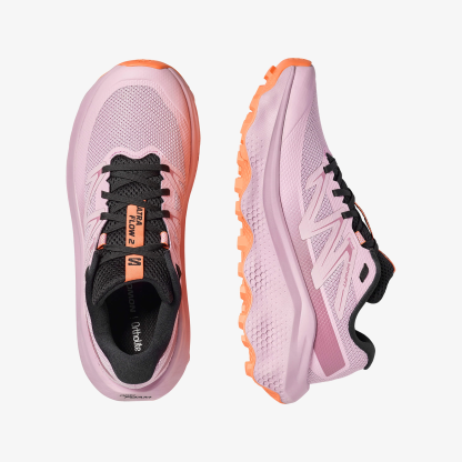 Salomon ULTRA FLOW 2 Kadın Koşu Ayakkabısı Dawn Pink L49228300 - Dawn Pink - L49228300 - image 2