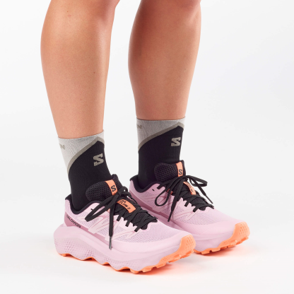 Salomon ULTRA FLOW 2 Kadın Koşu Ayakkabısı Almond Cream L47997300 - Dawn Pink - L49228300 - image 4
