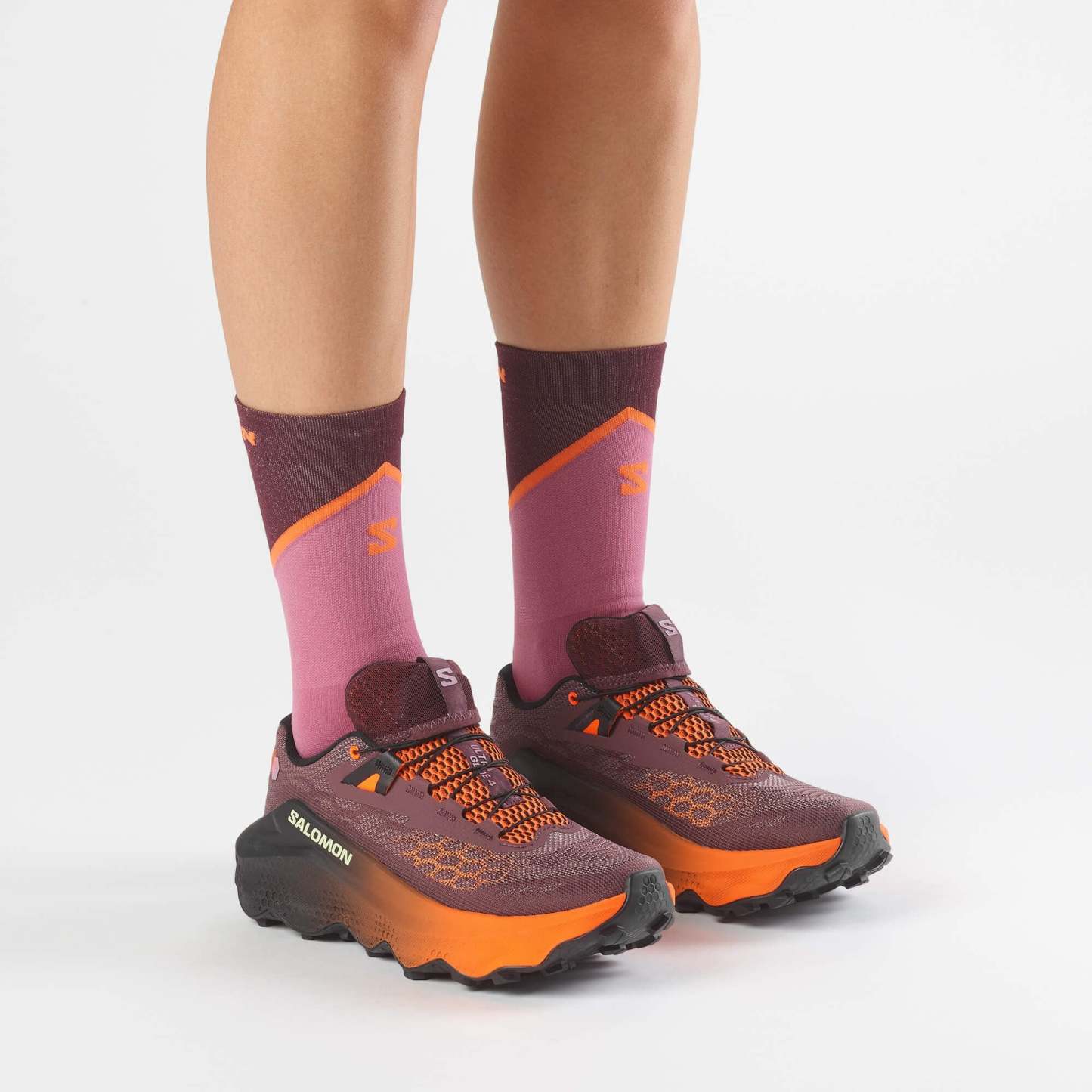 Salomon ULTRA GLIDE 4 Kadın Koşu Ayakkabısı Black L49149000 - Huckleberry - L45396100 - image 7