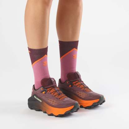 Salomon ULTRA GLIDE 4 Kadın Koşu Ayakkabısı Black L49149000 - Huckleberry - L45396100 - image 7