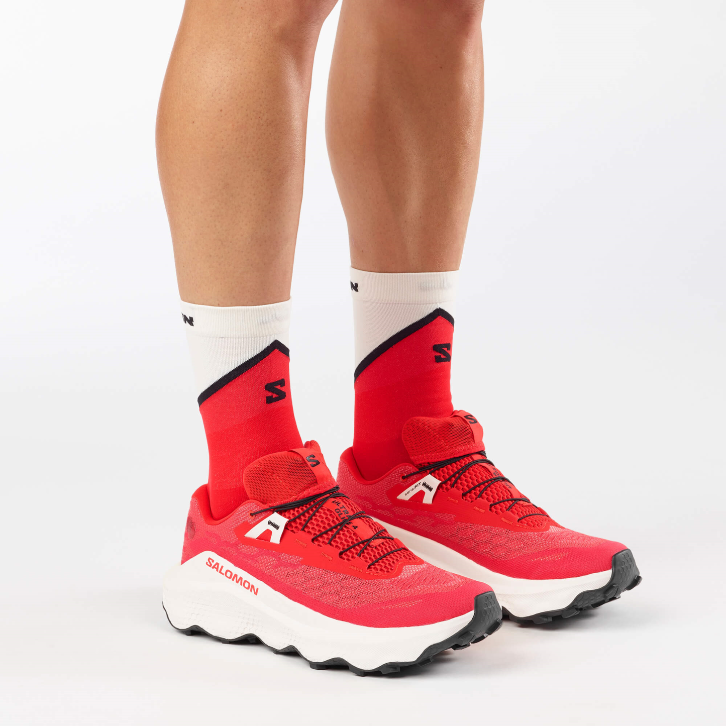 Salomon ULTRA GLIDE 4 Erkek Koşu Ayakkabısı Gibraltar Sea L49299200 - Fiery Red - L49221300 - image 4