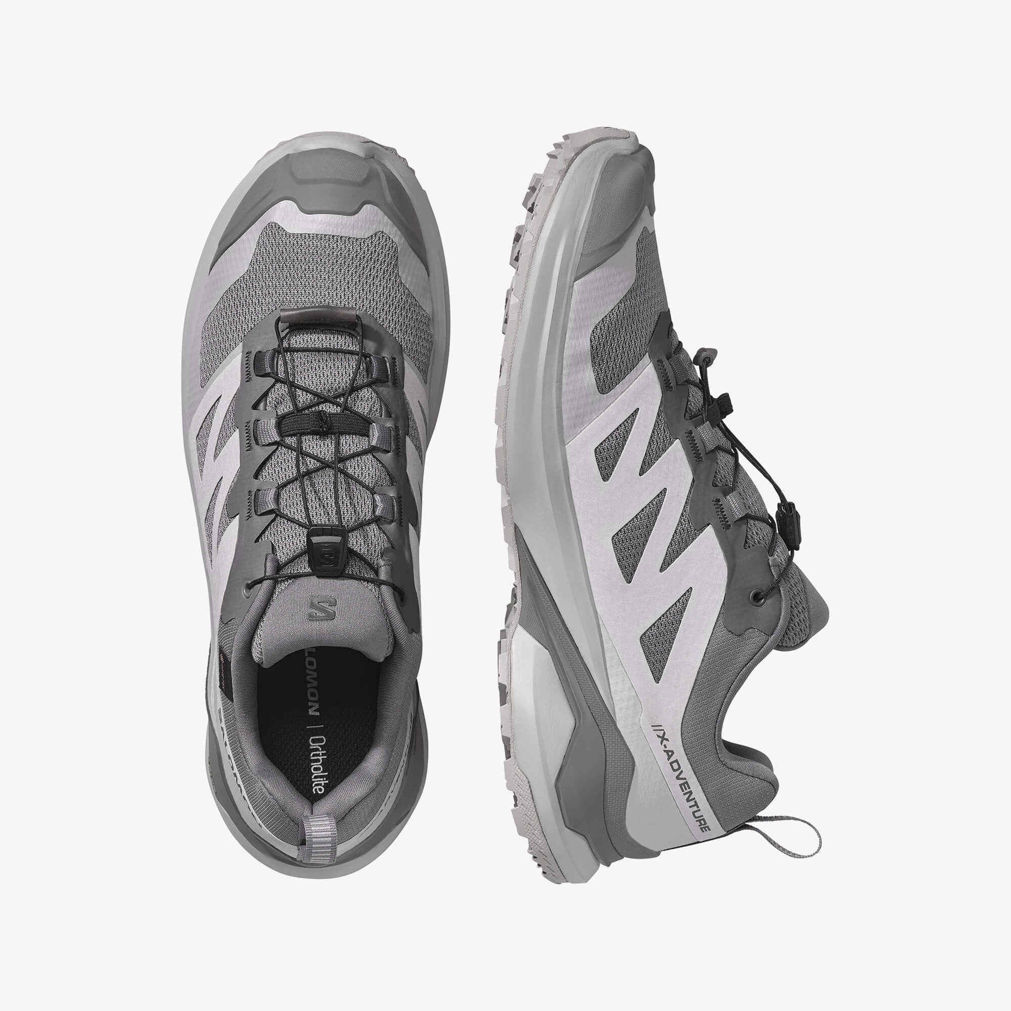 Salomon X-Adventure Gore-Tex Erkek Outdoor Ayakkabı - Siyah - Castlerock - L45457600 - image 2