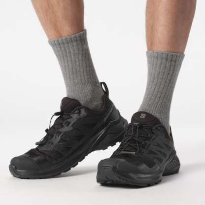 Salomon X-ADVENTURE GORE-TEX Erkek Outdoor Ayakkabı Castlerock L45457600 - Siyah - L47321100 - image 5