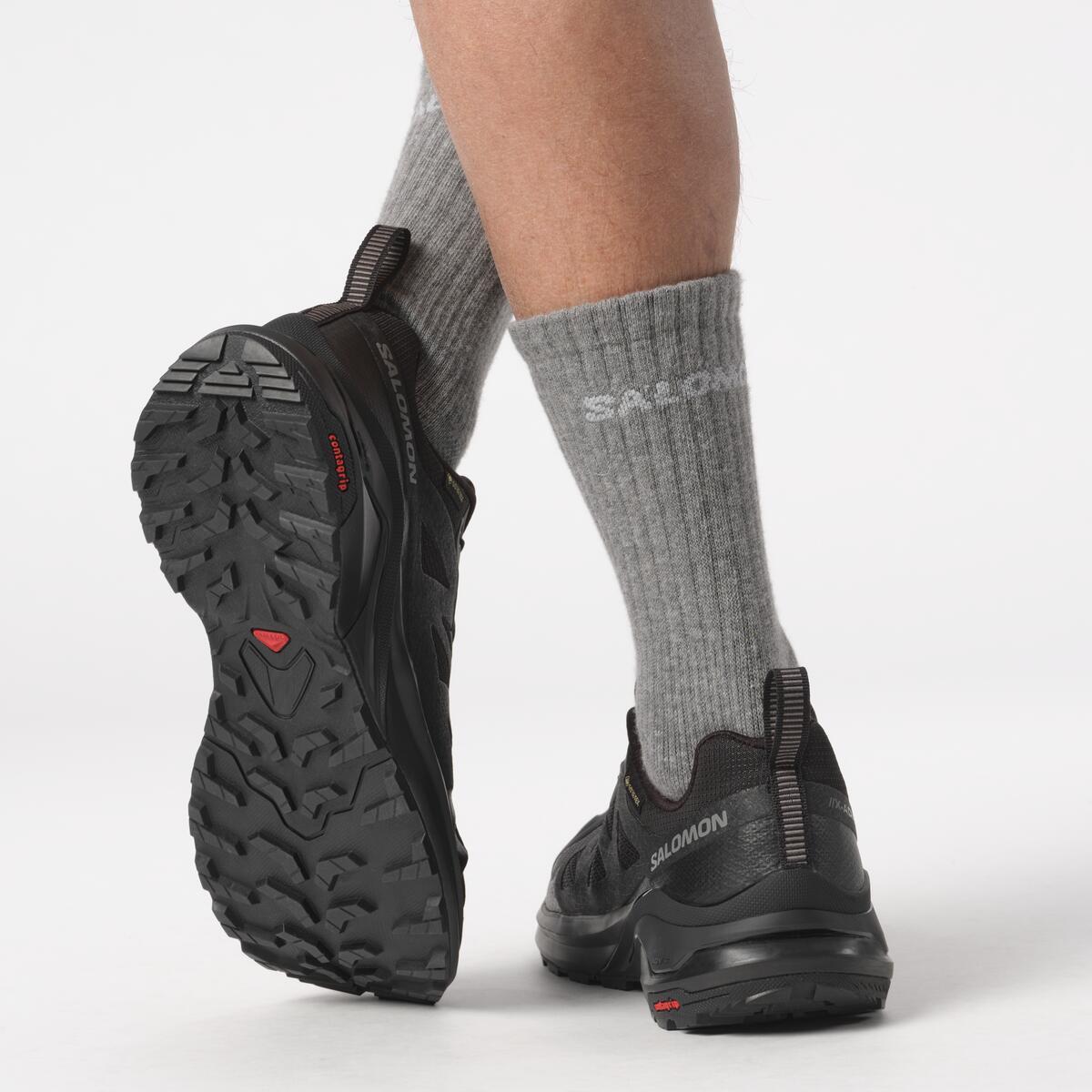 Salomon X-ADVENTURE GORE-TEX Erkek Outdoor Ayakkabı Castlerock L45457600 - Siyah - L47321100 - image 6