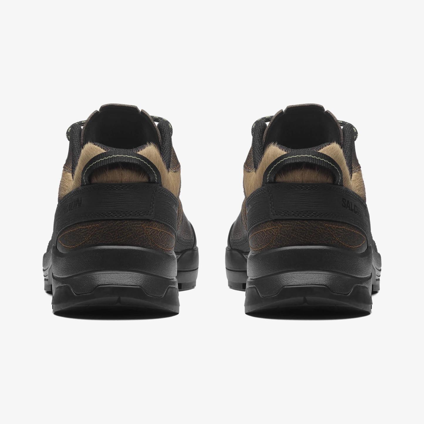 Salomon X-ALP LOW DISTRESSED LEATHER Unisex Sneaker Dark Earth L47822700 - Dark Earth - L47822700 - image 3