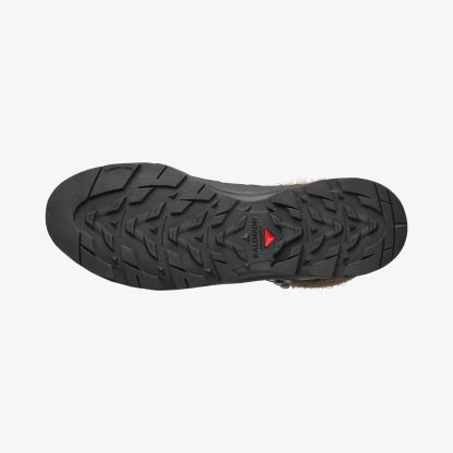 Salomon X-ALP MID DISTRESSED LEATHER GORE-TEX Unisex Sneaker Dark Earth L47795900 - Dark Earth - L47795900 - image 4