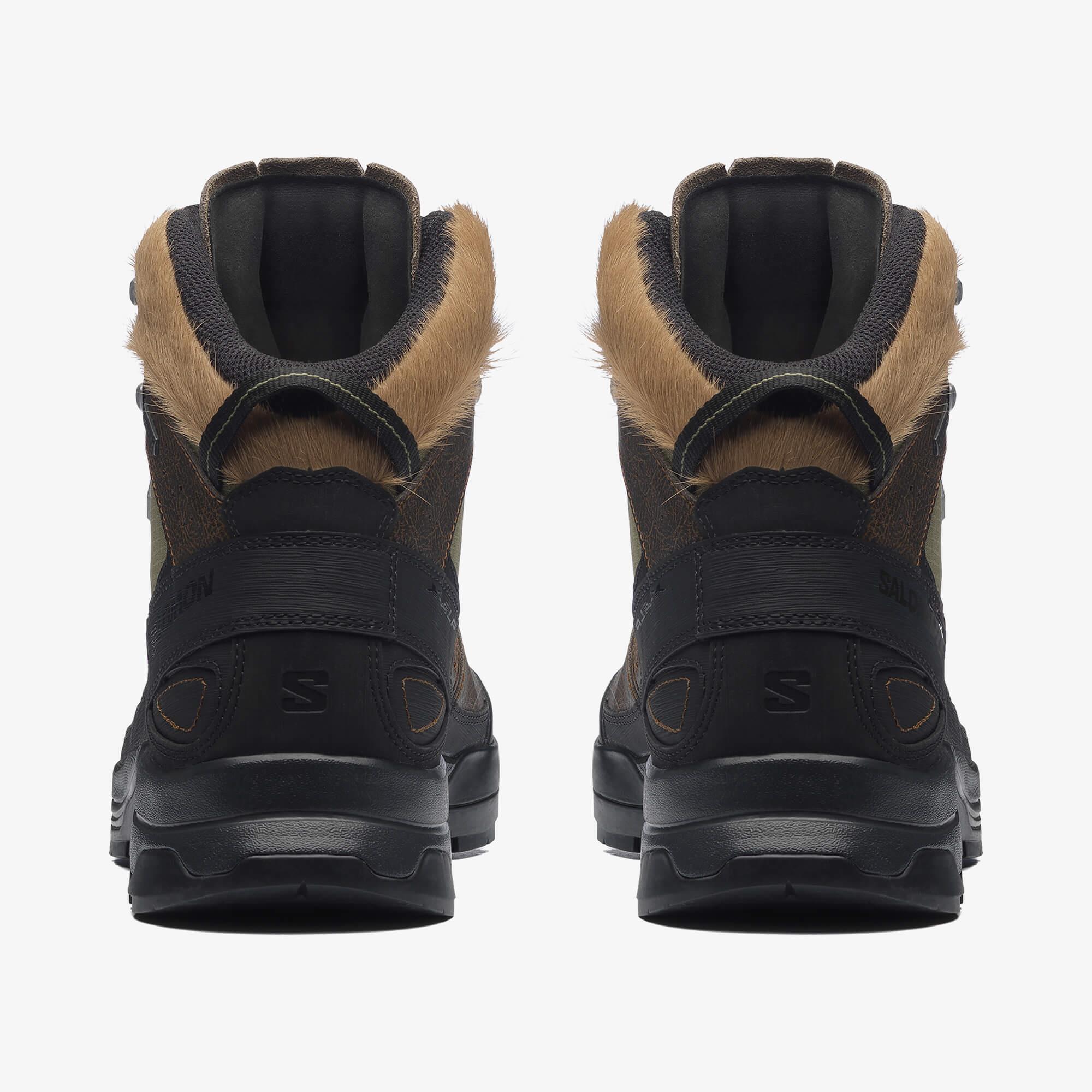 Salomon X-ALP MID DISTRESSED LEATHER GORE-TEX Unisex Sneaker Dark Earth L47795900 - Dark Earth - L47795900 - image 3
