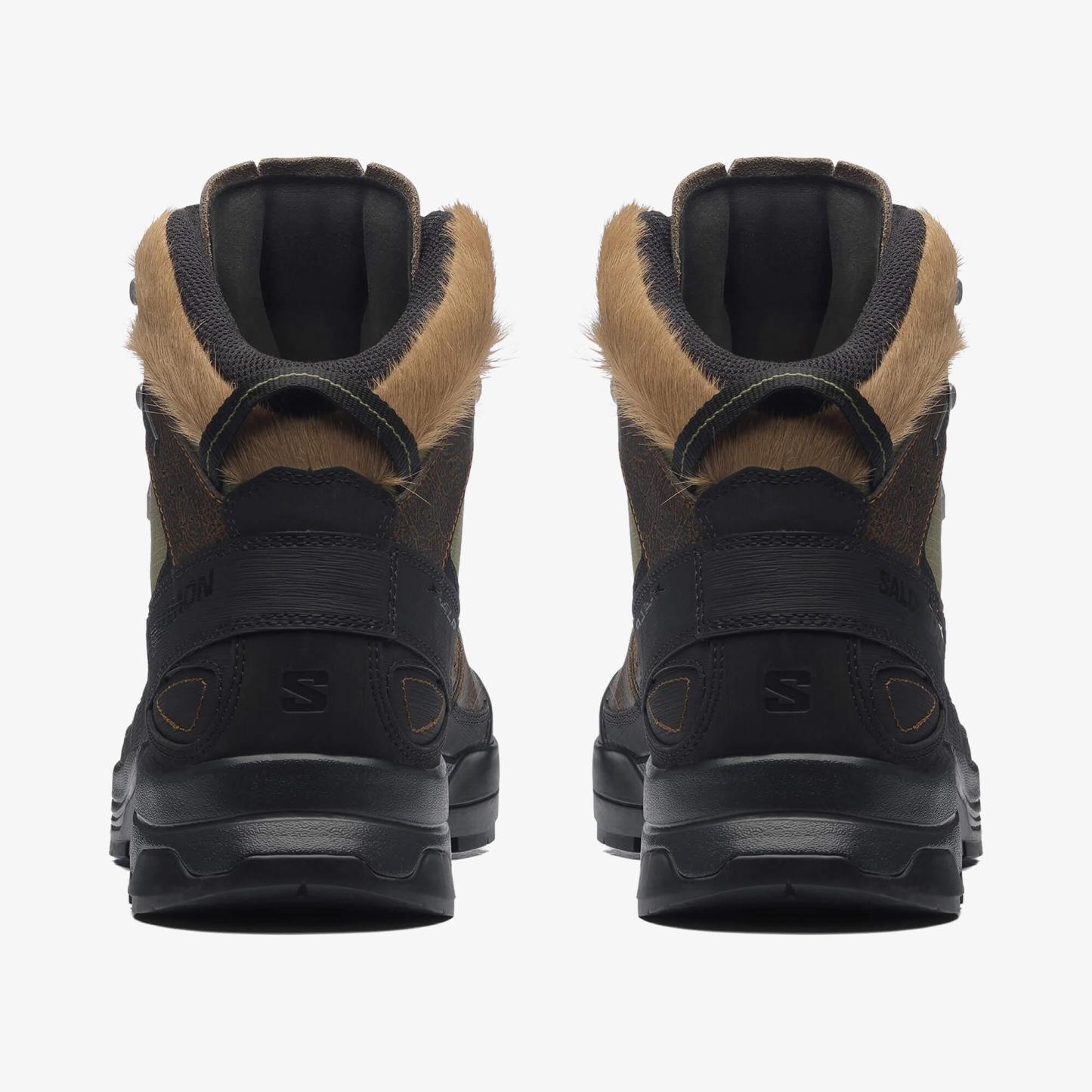 Salomon X-ALP MID DISTRESSED LEATHER GORE-TEX Unisex Sneaker Dark Earth L47795900 - Dark Earth - L47795900 - image 3