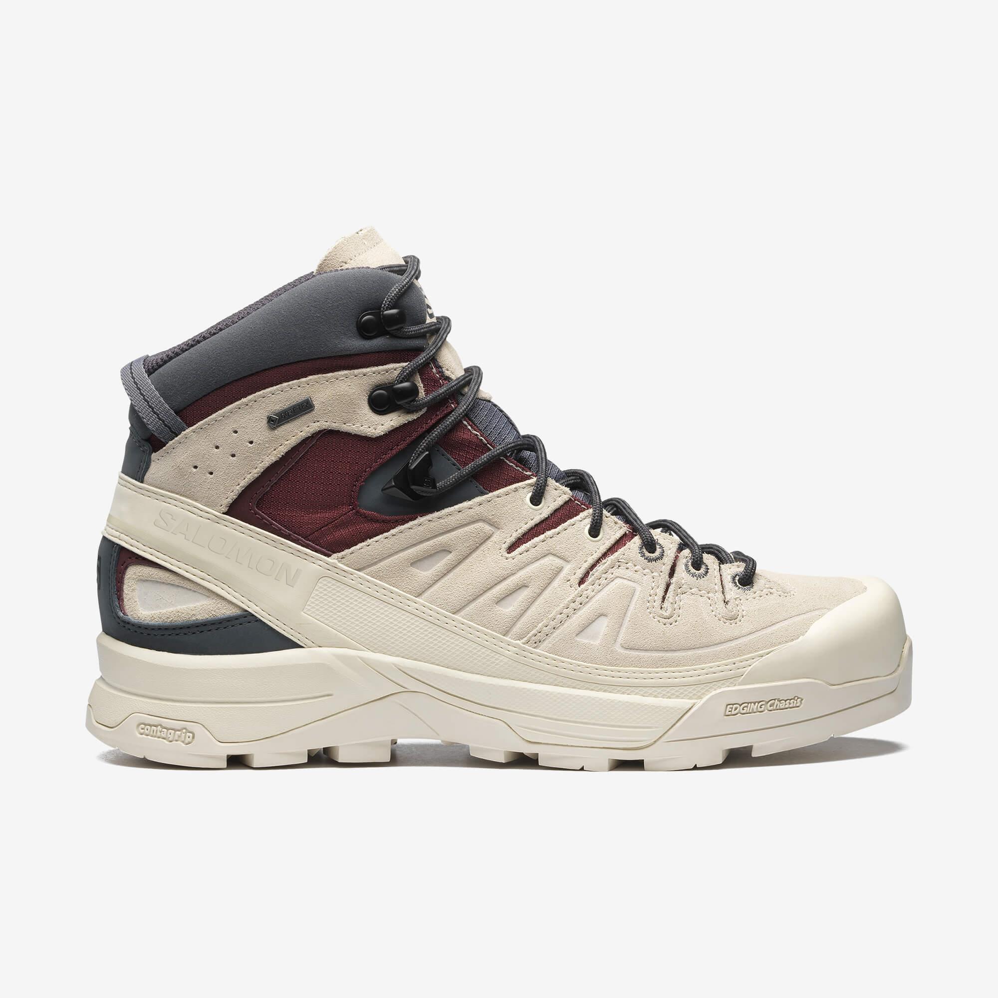 Salomon X-Alp Mid Gore-Tex Sneaker - Krem - X-Alp Mid Gore-Tex Sneaker - Krem - L47638600 - image 1