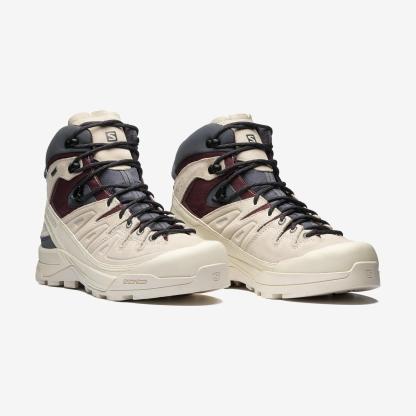 Salomon X-Alp Mid Gore-Tex Sneaker - Krem - X-Alp Mid Gore-Tex Sneaker - Krem - L47638600 - image 2