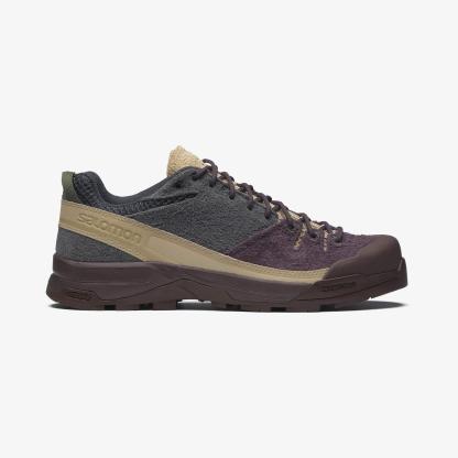 Salomon X-ALP SUEDE Unisex Sneaker Black L47876400 - Plum Perfect - L47876200 - image 1