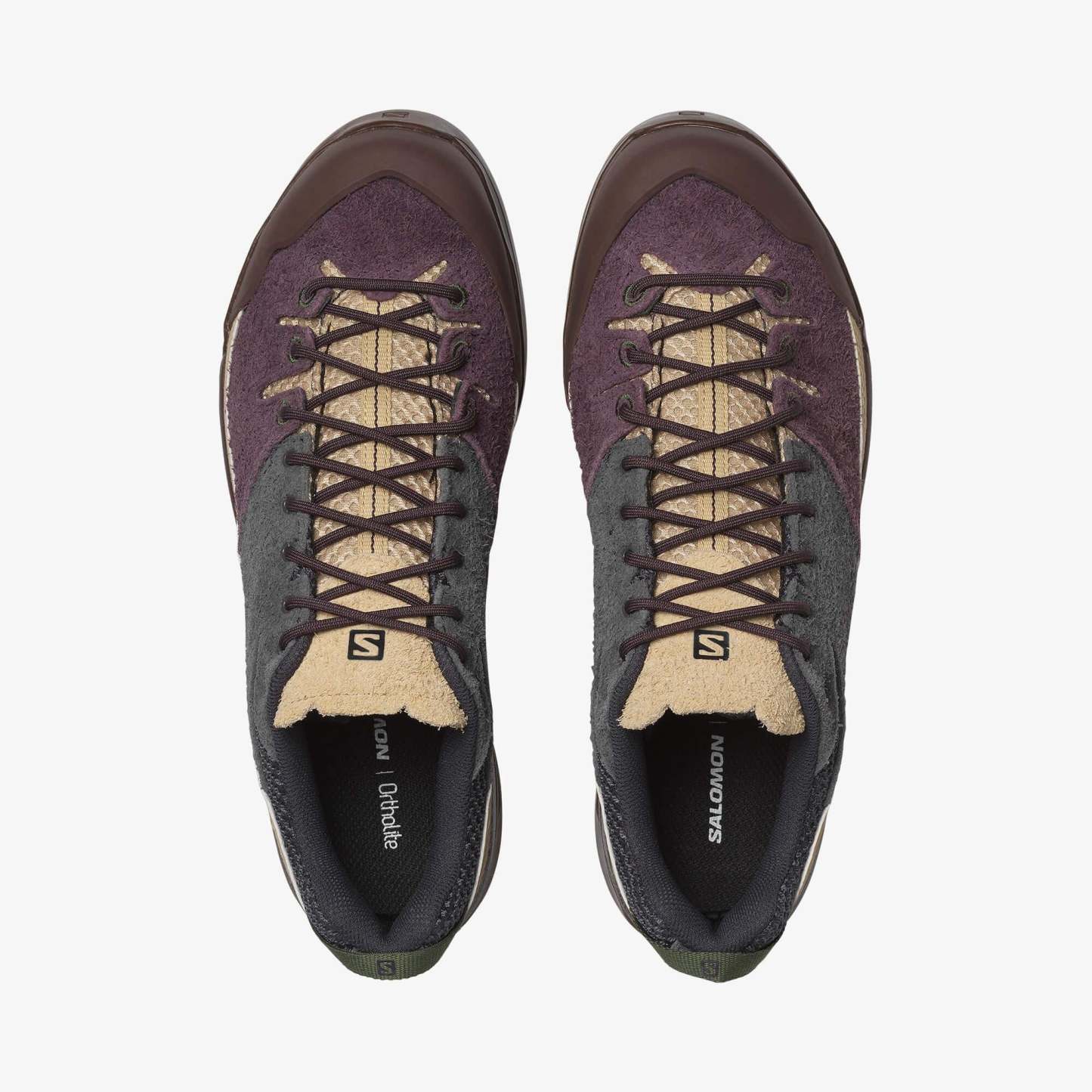 Salomon X-ALP SUEDE Unisex Sneaker Black L47876400 - Plum Perfect - L47876200 - image 3