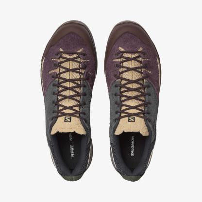 Salomon X-ALP SUEDE Unisex Sneaker Bronze Brown L47876300 - Plum Perfect - L47876200 - image 3