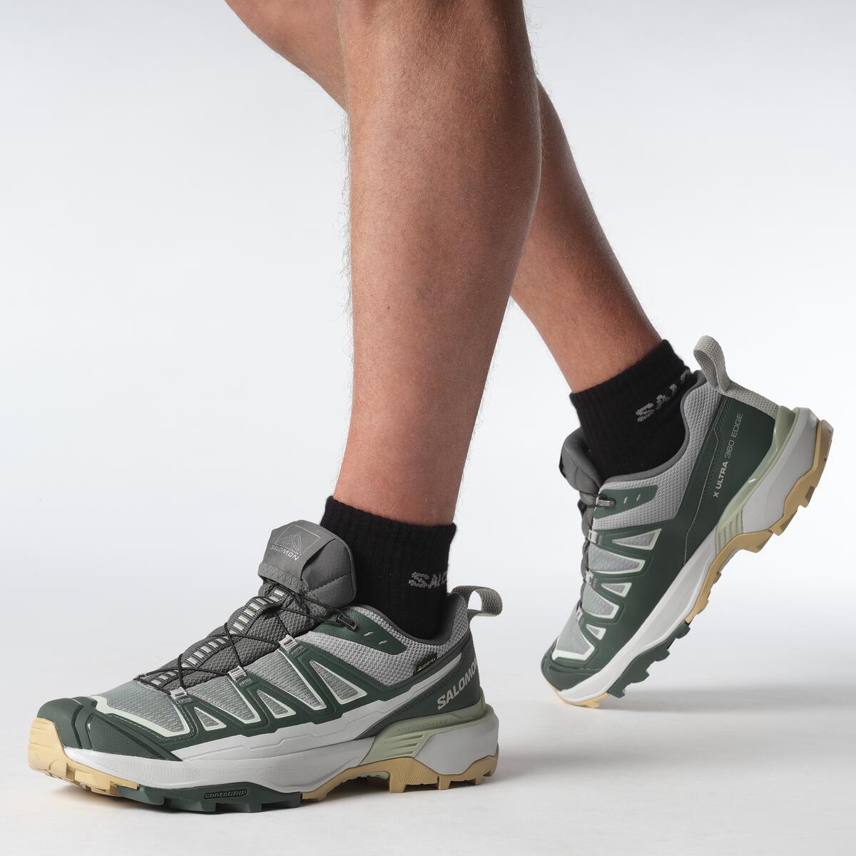 Salomon X ULTRA 360 EDGE GORE-TEX Erkek Outdoor Ayakkabı Monument L47816700 - Monument - L47816700 - image 7