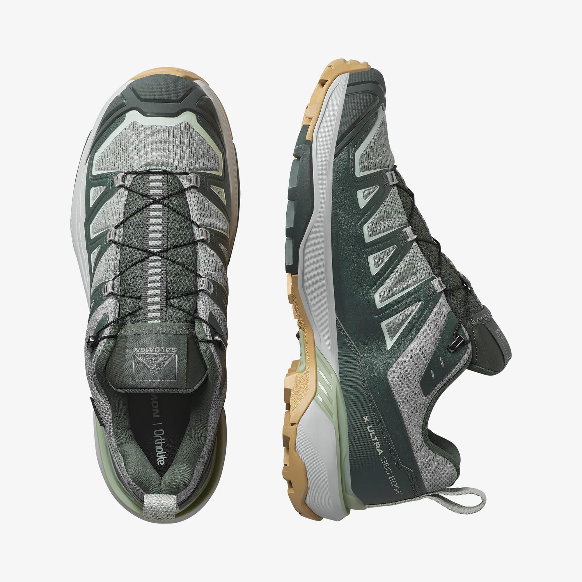 Salomon X Ultra 360 Edge Gore-tex Erkek Outdoor Ayakkabı - Siyah Beyaz - Monument - L47816700 - image 2