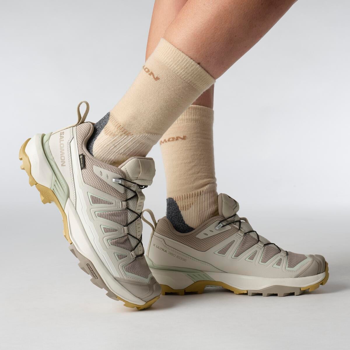 Salomon X Ultra 360 Edge Gore-tex Kadın Outdoor Ayakkabı - Kahve Pembe - Etherea - L47817000 - image 6
