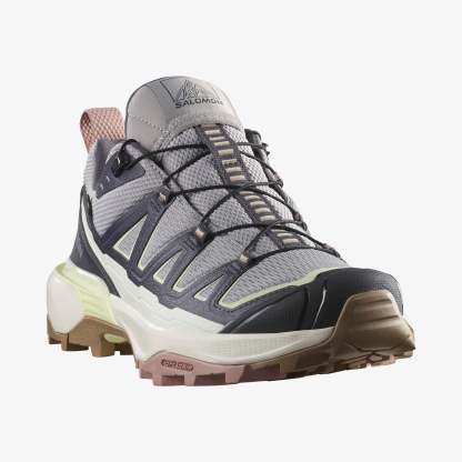 Salomon X Ultra 360 Edge Gore-tex Kadın Outdoor Ayakkabı - Kahve Pembe - Gull - L47871800 - image 4