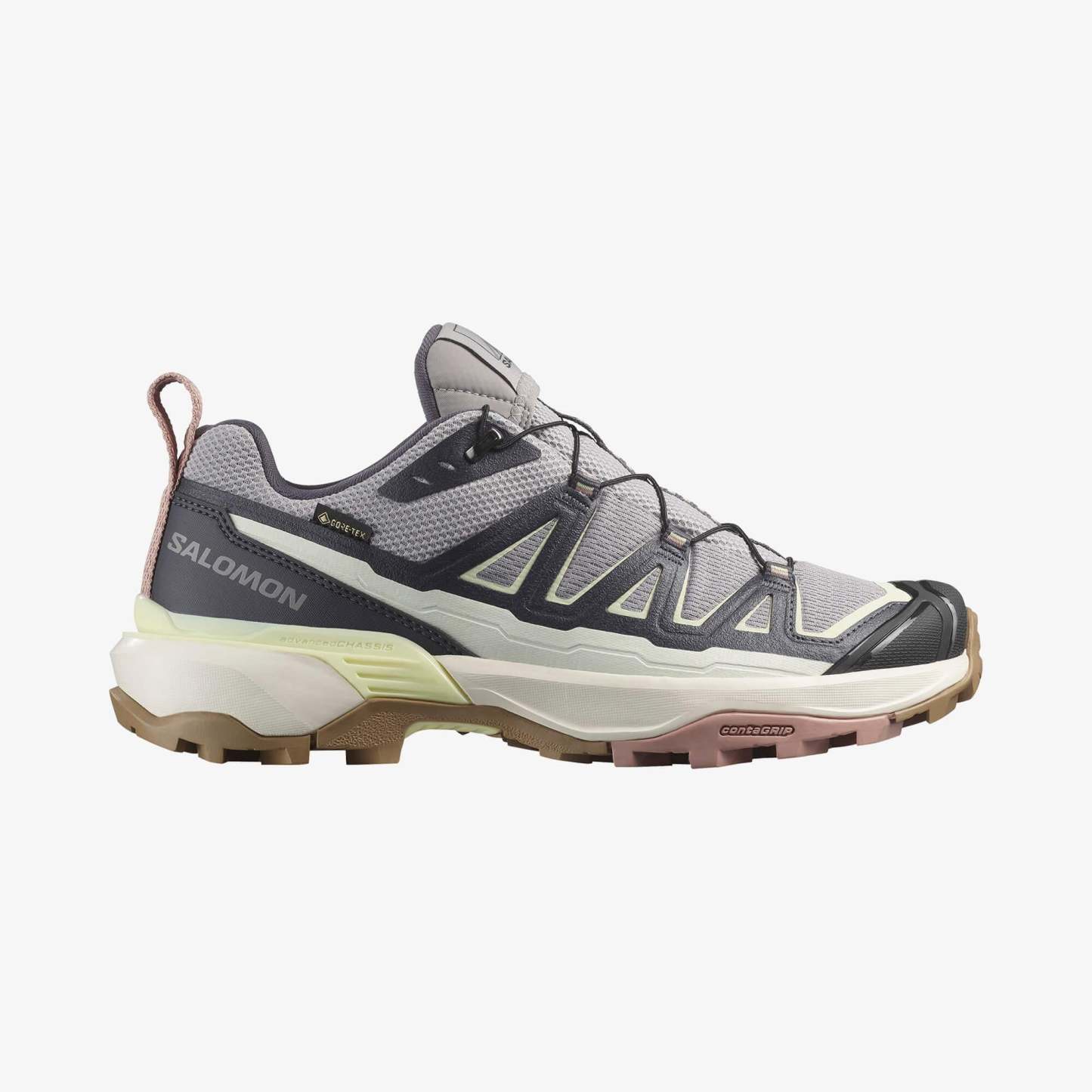 Salomon X Ultra 360 Edge Gore-tex Kadın Outdoor Ayakkabı - Kahve Pembe - Gull - L47871800 - image 1