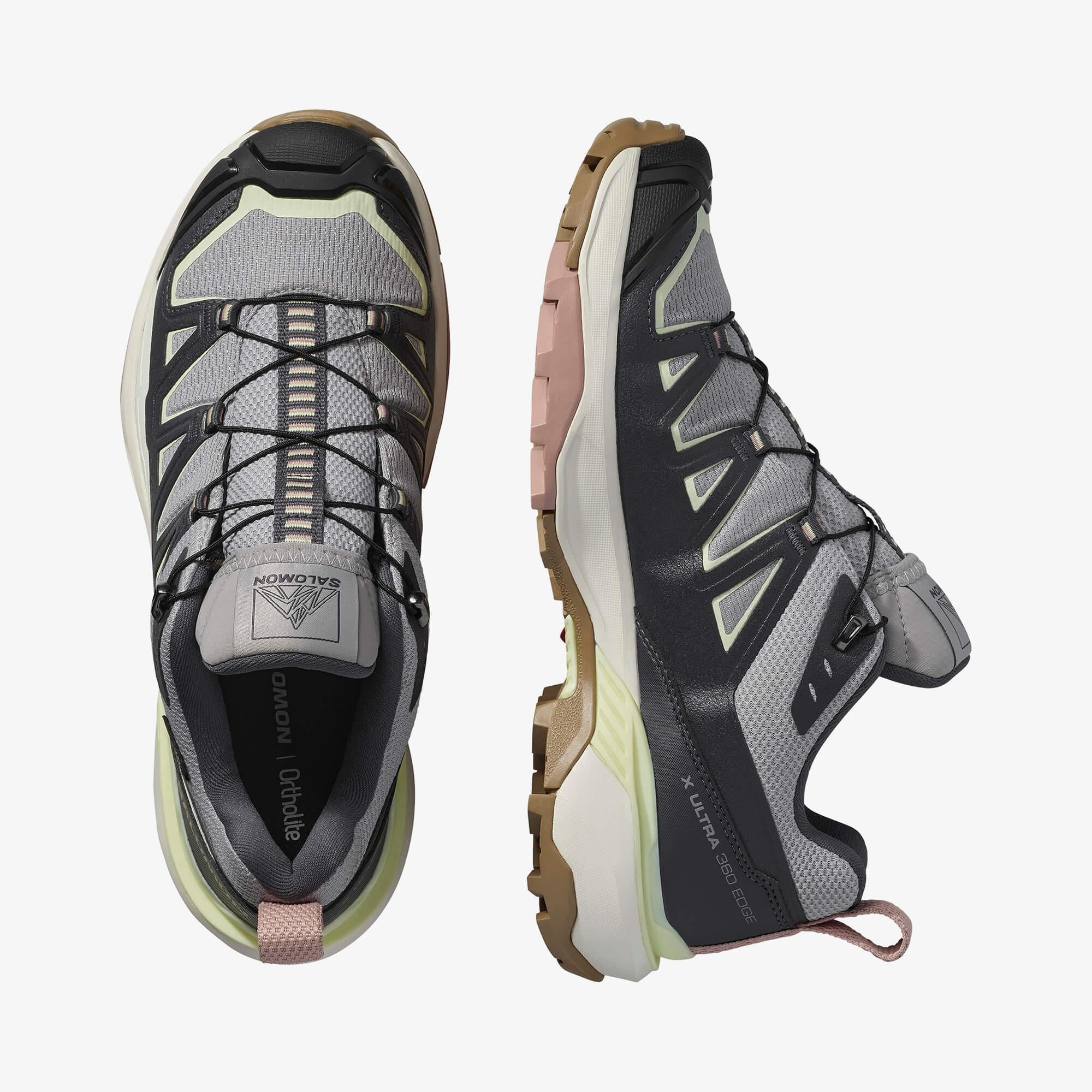 Salomon X Ultra 360 Edge Gore-tex Kadın Outdoor Ayakkabı - Kahve Pembe - Gull - L47871800 - image 2