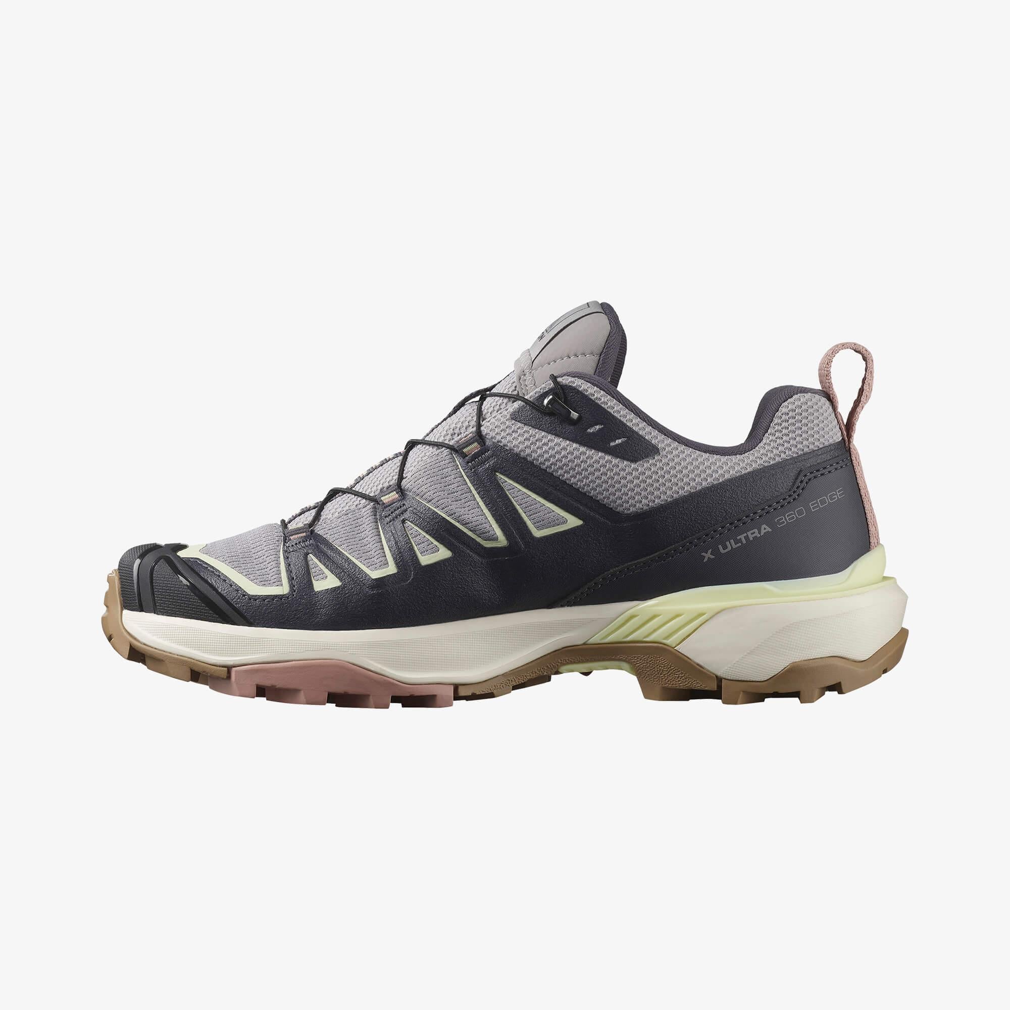 Salomon X Ultra 360 Edge Gore-tex Kadın Outdoor Ayakkabı - Kahve Pembe - Gull - L47871800 - image 3