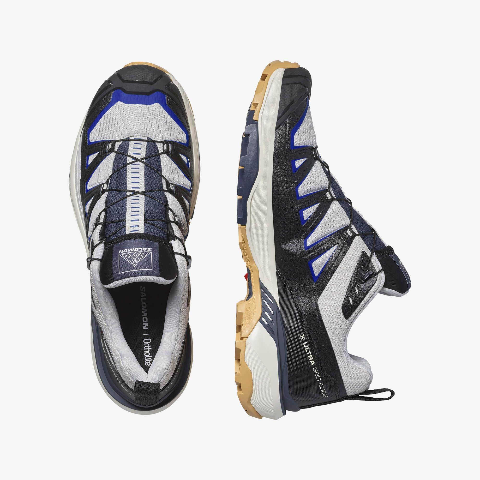 Salomon X Ultra 360 Edge Gore-tex Erkek Outdoor Ayakkabı - Siyah Beyaz - Siyah Beyaz - L47698700 - image 2