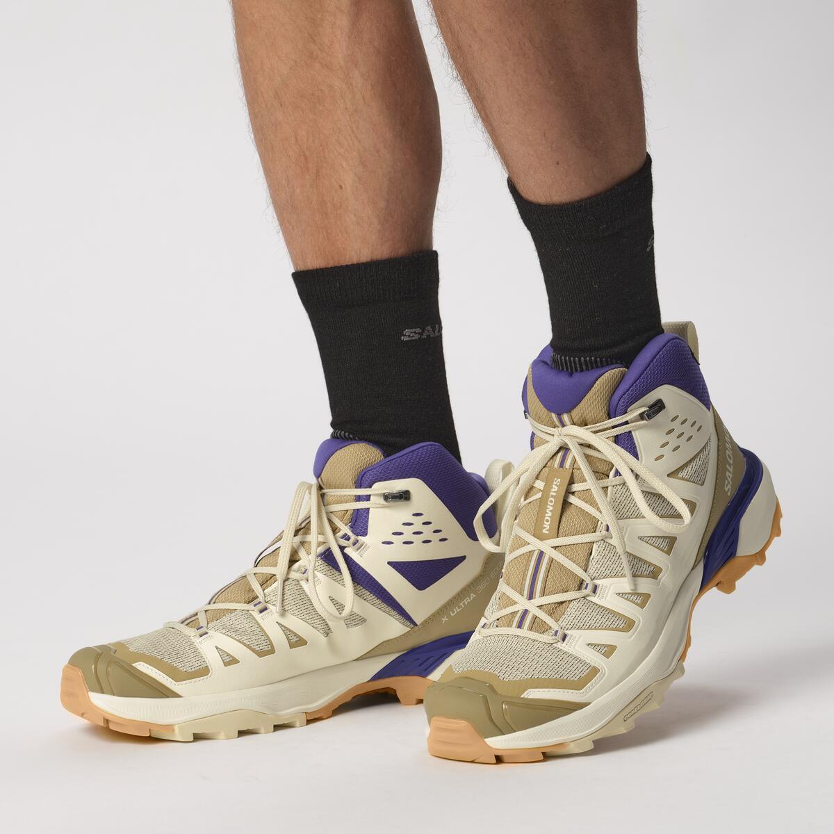 Salomon X ULTRA 360 EDGE MID GORE-TEX Erkek Outdoor Botu Turbulence L47872500 - Krem - L47378100 - image 7
