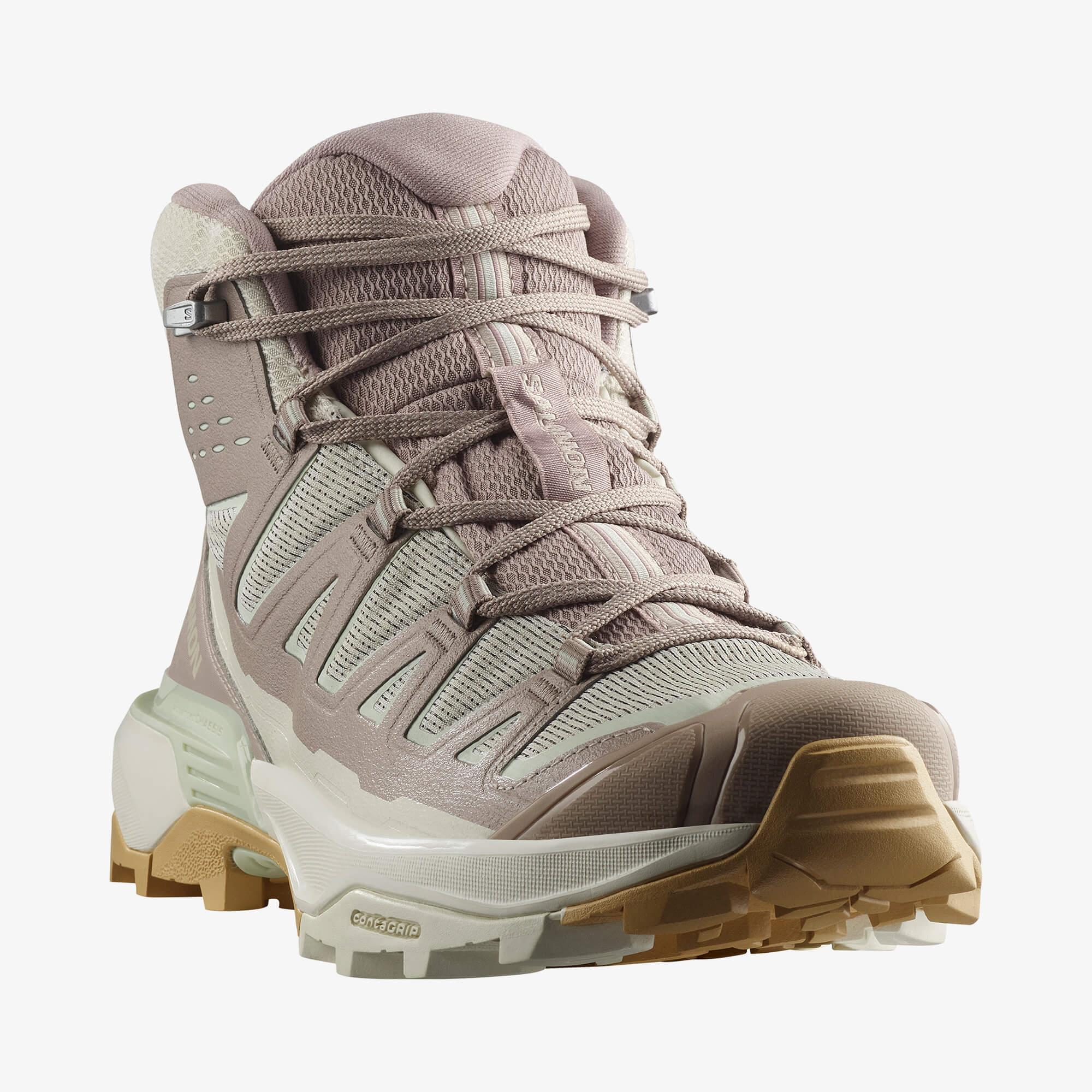 Salomon X ULTRA 360 EDGE MID GORE-TEX Kadın Outdoor Botu Nine Iron L47872700 - Rainy Day - L47816300 - image 4
