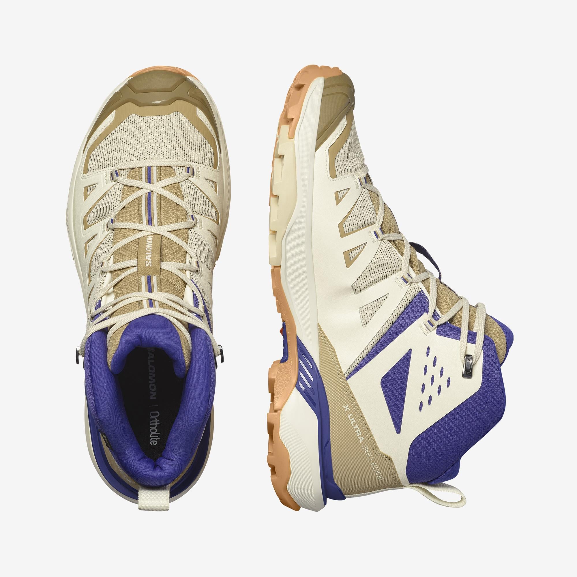 Salomon X Ultra 360 Edge Mid Gore-Tex Erkek Outdoor Botu - Lacivert - Krem - L47378100 - image 2