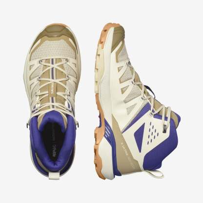 Salomon X Ultra 360 Edge Mid Gore-Tex Erkek Outdoor Botu - Lacivert - Krem - L47378100 - image 2