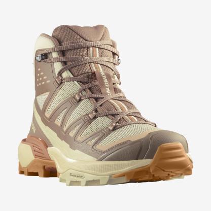 Salomon X ULTRA 360 EDGE MID GORE-TEX Kadın Outdoor Botu Nine Iron L47872700 - Kahve - L47462700 - image 5