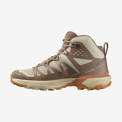 Salomon X ULTRA 360 EDGE MID GORE-TEX Kadın Outdoor Botu Nine Iron L47872700 - Kahve - L47462700 - image 3