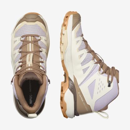 Salomon X ULTRA 360 EDGE MID GORE-TEX Kadın Outdoor Botu Nine Iron L47872700 - Krem - L47462800 - image 2