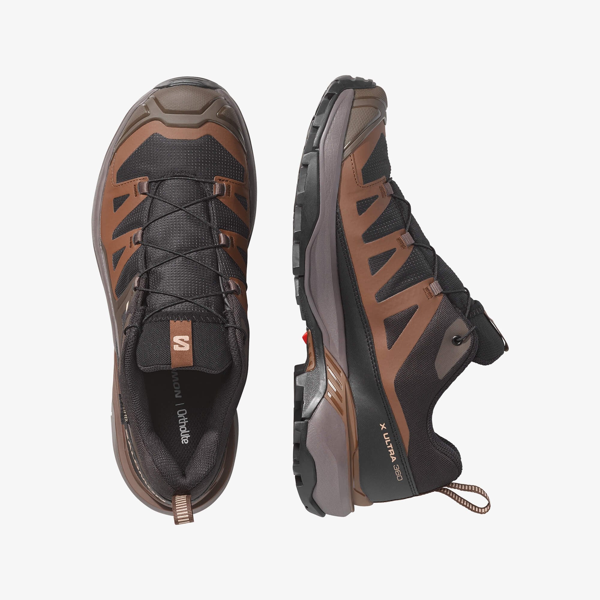 Salomon X ULTRA 360 GORE-TEX Erkek Outdoor Ayakkabı Castlerock L49226600 - Black - L45473300 - image 2