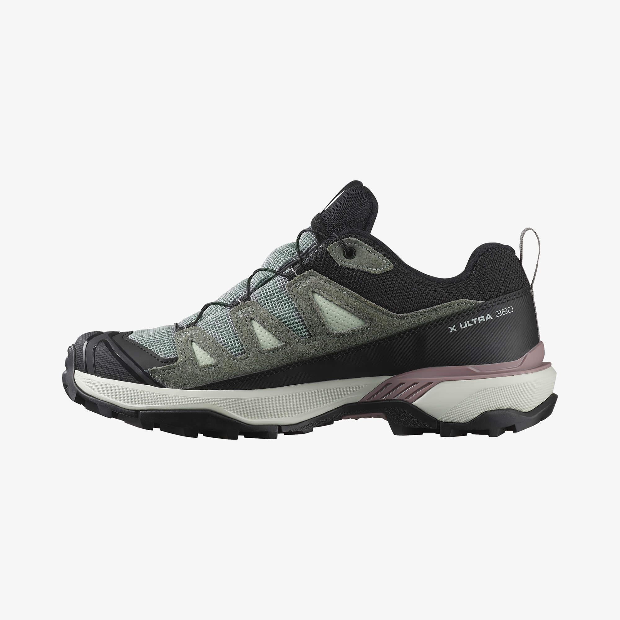Salomon X ULTRA 360 LEATHER GORE-TEX Kadın Outdoor Ayakkabı Desert Tan L49158600 - Green Milieu - L47863500 - image 3