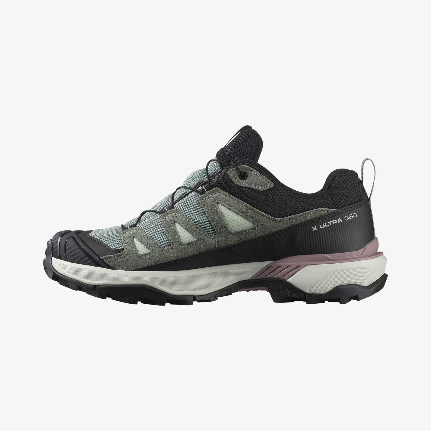 Salomon X ULTRA 360 LEATHER GORE-TEX Kadın Outdoor Ayakkabı Desert Tan L49158600 - Green Milieu - L47863500 - image 3