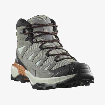 Salomon X ULTRA 360 LEATHER MID GORE-TEX Erkek Outdoor Botu Wrought Iron L47979600 - Wrought Iron - L47979600 - image 4