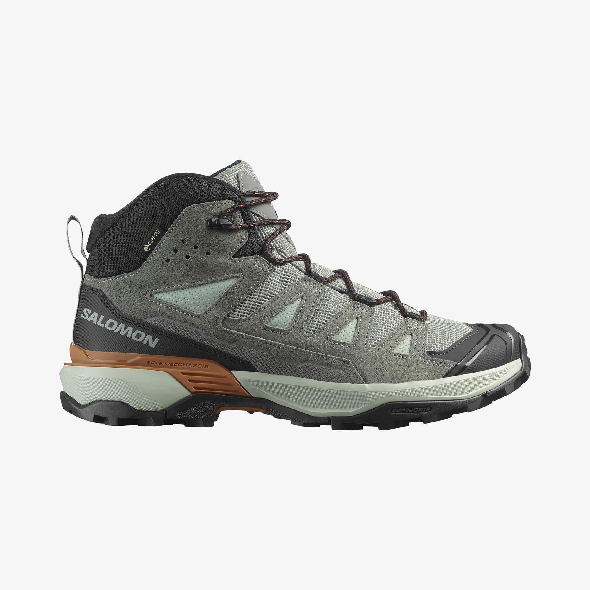 Salomon X Ultra 360 Leather Mid Gore-Tex Erkek Outdoor Botu - Kahve - Wrought Iron - L47979600 - image 1