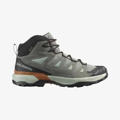 Salomon X Ultra 360 Leather Mid Gore-Tex Erkek Outdoor Botu - Kahve - Wrought Iron - L47979600 - image 1